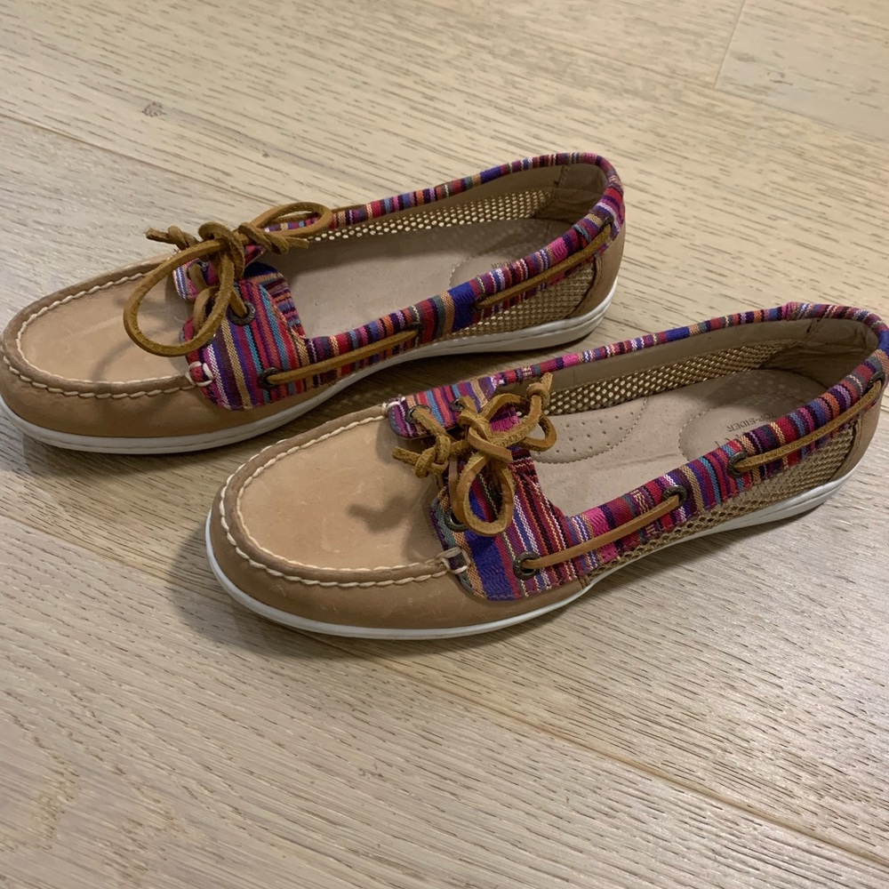 Sperry Top Sider leather boat shoes 7.5